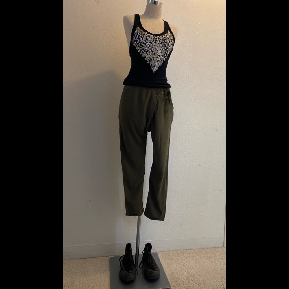 Mango black tank top
